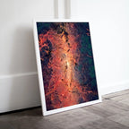 Detail view of artwork from Night Sky Print, Milky Way Abstract Printable Wall Art. Constellation Print Galaxy Wall Art, Instant Download Abstract Wall Decor. Space Art. (variation 1)