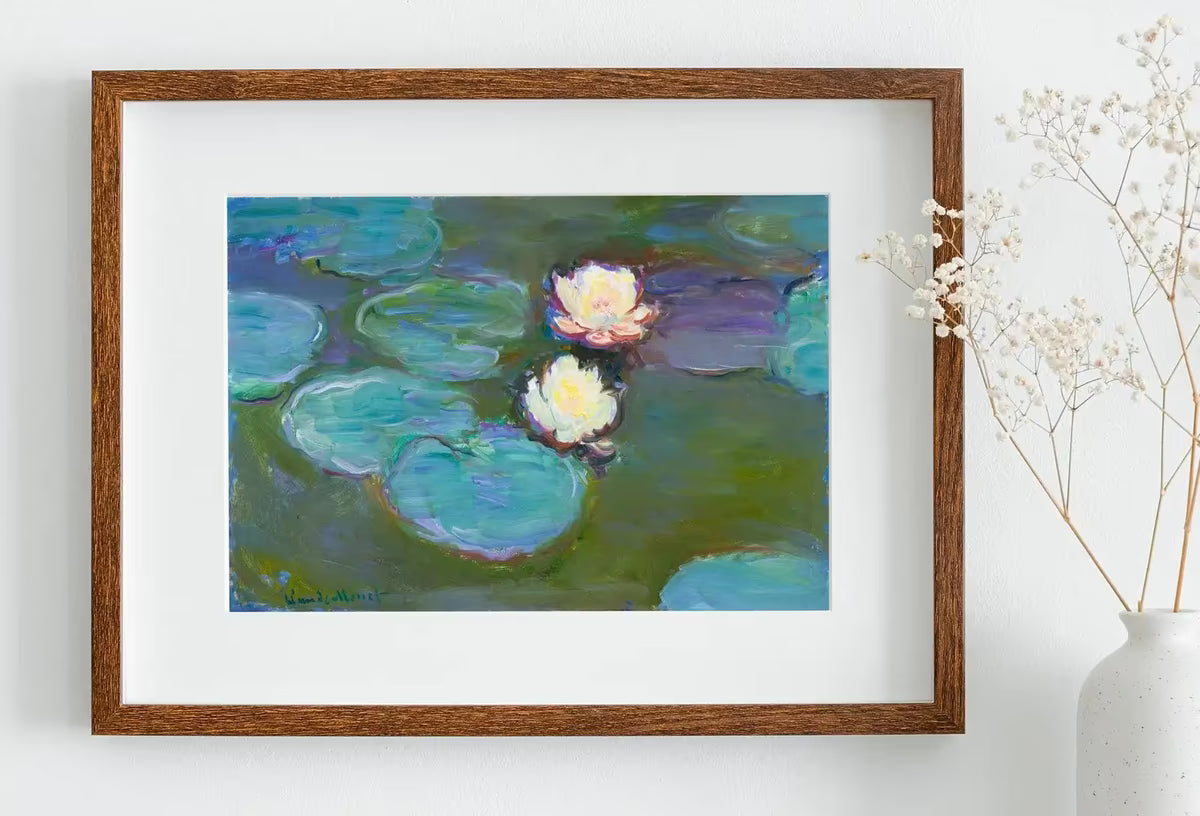 Nympheas Monet Painting Water Lilies Famous Claude Monet Print. Instant Download Vintage Decor. Monet Botanical Print Printable Wall Art – Printable Wall Art