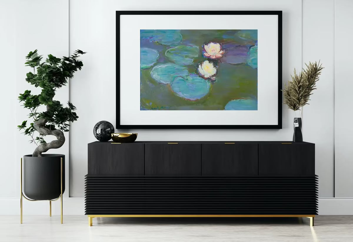 Nympheas Monet Painting Water Lilies Famous Claude Monet Print. Instant Download Vintage Decor. Monet Botanical Print Printable Wall Art – Printable Wall Art