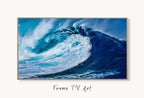 Ocean Wave Samsung Frame TV Art. Sea Waves Ocean Wall Art,  for Samsung Frame. Downloadable Samsung Art TV – Frame TV  Art