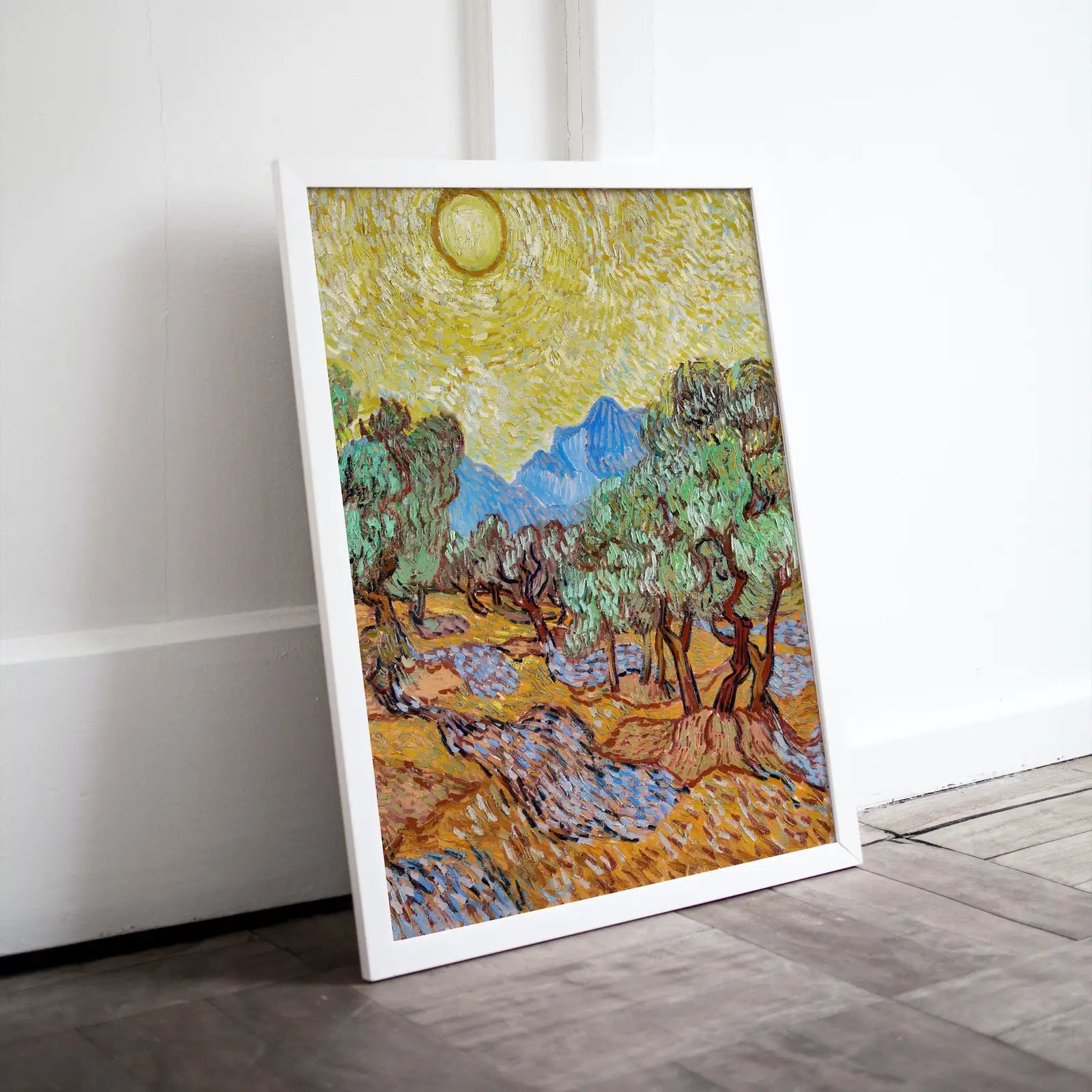 Oliviers de Vincent van Gogh, impression d’art de peinture de paysage célèbre à imprimer. Téléchargement instantané d’impression de Van Gogh, peinture vintage. Impression d’art fin