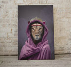 Original Queen Lioness Digital Art Print. Printable Wall Art. Modern Lioness Artwork. Instant Download. Contemporary Poster Lioness Portrait – Printable Wall Art