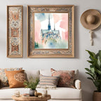 Pastel Printable Notre Dame Wall Art I Watercolor Cathedral Decor I Paris Home Square Print – Printable Wall Art