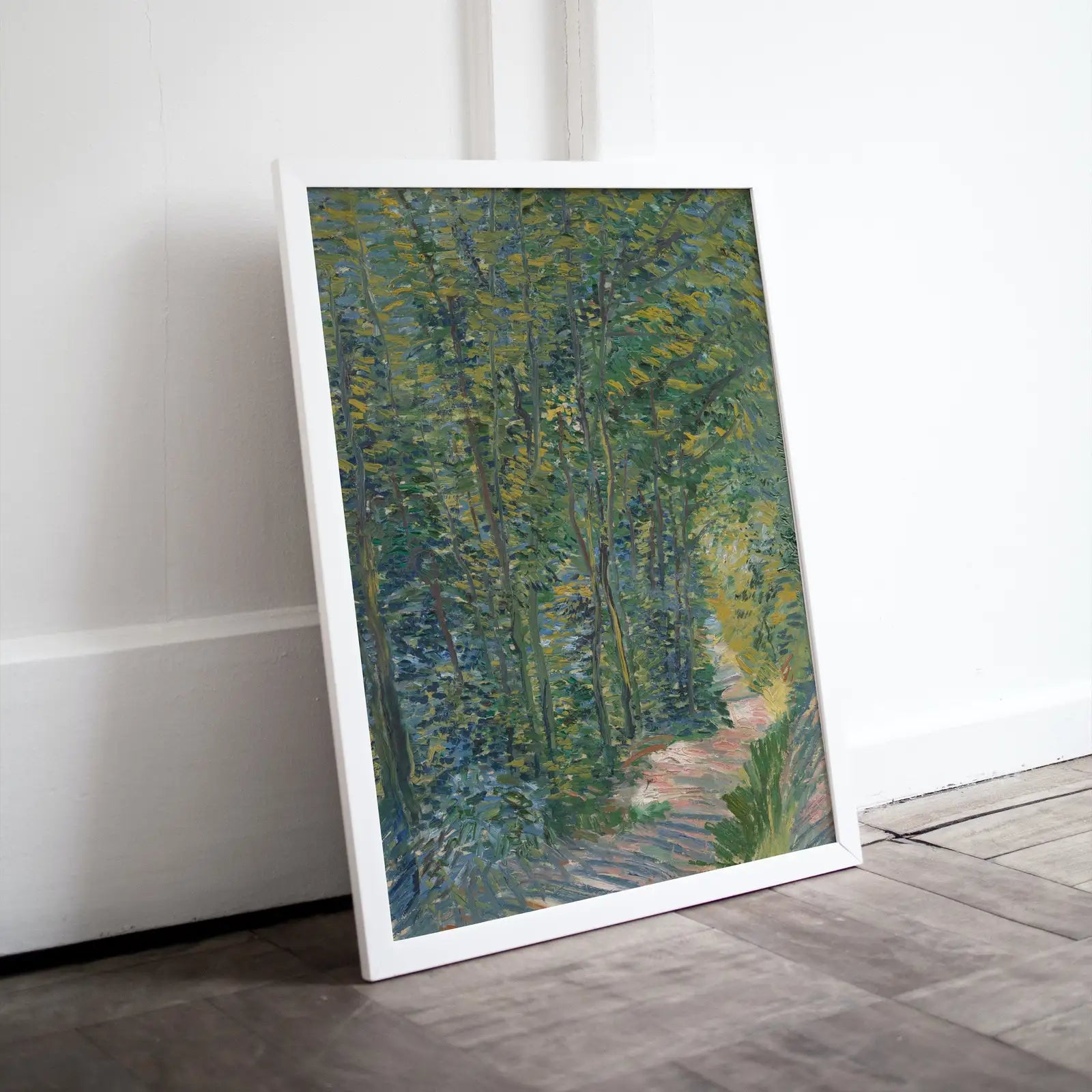 Chemin dans les Bois de Vincent van Gogh - Art Célèbre à Télécharger. Tableau Vintage de Forêt. Impression d’art.