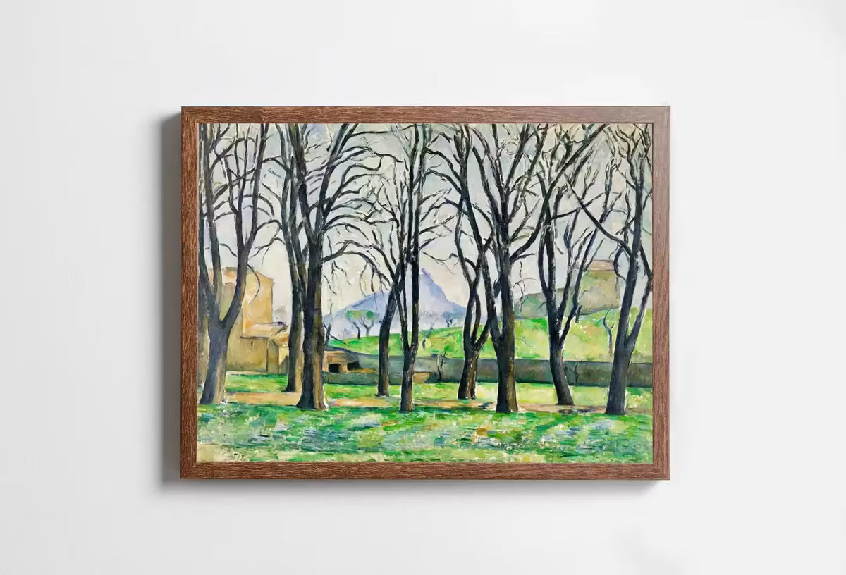 Paul Cézanne Famous Chestnut Trees Landscape Painting. Instant Download Vintage Decor. Cézanne Nature Print. Printable Art. Vintage Decor – Printable Wall Art