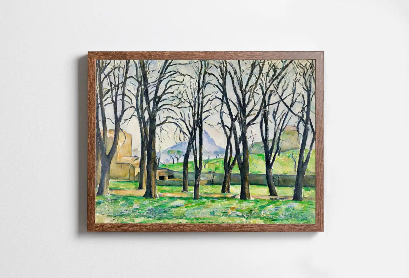 Included artwork preview showing first selection of artworks from Paul Cézanne Famous Chestnut Trees Landscape Painting. Instant Download Vintage Decor. Cézanne Nature Print. Printable Art. Vintage Decor.