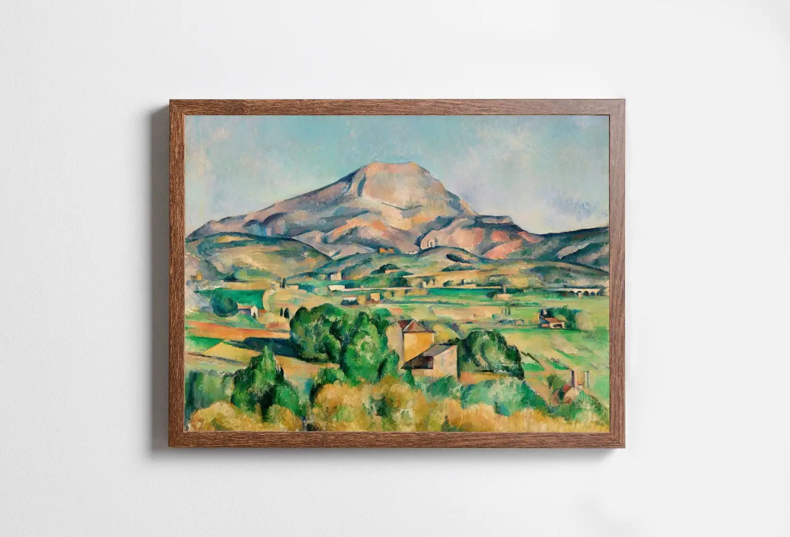 Included artwork preview showing first selection of artworks from Paul Cézanne Famous Mountain Landscape Painting. Instant Download Vintage Decor. Cézanne Mountain Valley Print Printable Art. Vintage Decor.