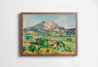 Paul Cézanne Mountain Landscape Decor by Paul Cezanne — printable wall art