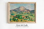 Paul Cézanne Mountain Landscape Decor by Paul Cezanne — printable wall art