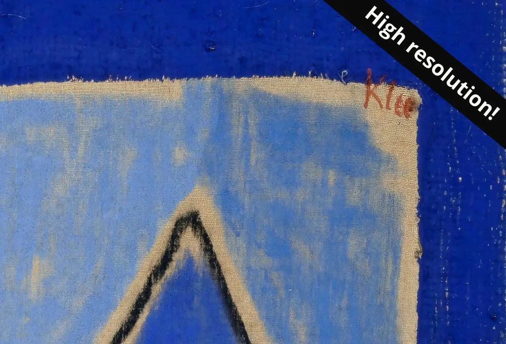 Second included artwork preview from Paul Klee Print Blue Vintage Abstract Art Poster. Instant Download Vintage Blue Night Famous Art Print. Printable Retro Paul Klee Wall Art featuring various scenes.