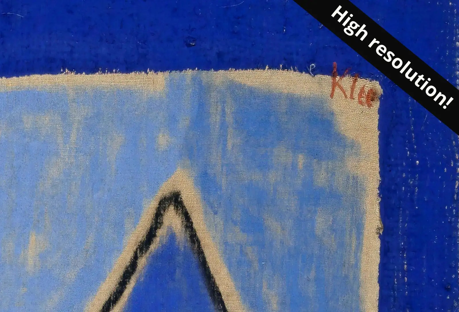 Second included artwork preview from Paul Klee Print Blue Vintage Abstract Art Poster. Instant Download Vintage Blue Night Famous Art Print. Printable Retro Paul Klee Wall Art featuring various scenes.
