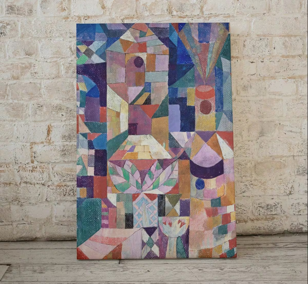 Paul Klee Print Vintage Abstract Art Poster. Castle Garden Abstract Landscape Famous Vintage Art Print. Printable Retro Paul Klee Wall Art – Printable Wall Art