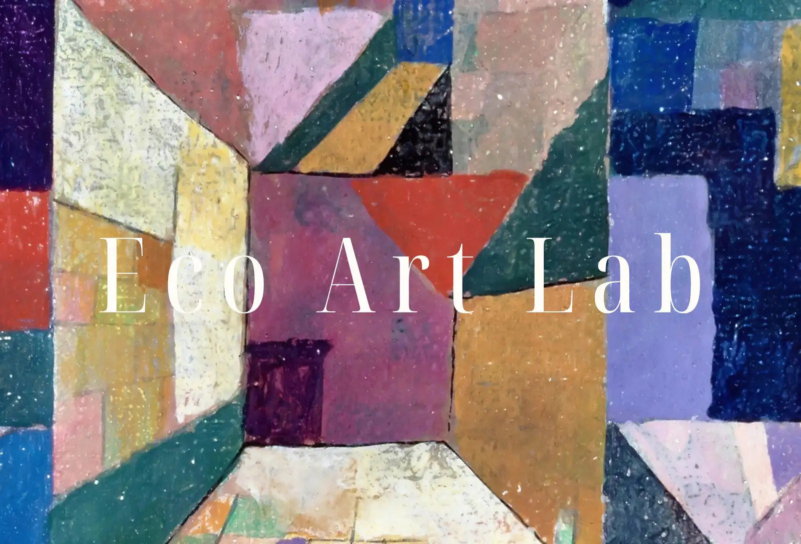 Detail view of artwork from Paul Klee Print Vintage Abstract Art Poster. Castle Garden Abstract Landscape Famous Vintage Art Print. Printable Retro Paul Klee Wall Art. (variation 1)