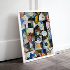 Paul Klee Print Vintage Abstract Art Poster. Composition with Yellow Half-Moon Famous Vintage Art Print. Printable Retro Paul Klee Wall Art – Printable Wall Art