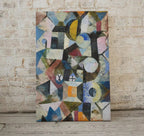 Paul Klee Print Vintage Abstract Art Poster. Composition with Yellow Half-Moon Famous Vintage Art Print. Printable Retro Paul Klee Wall Art – Printable Wall Art