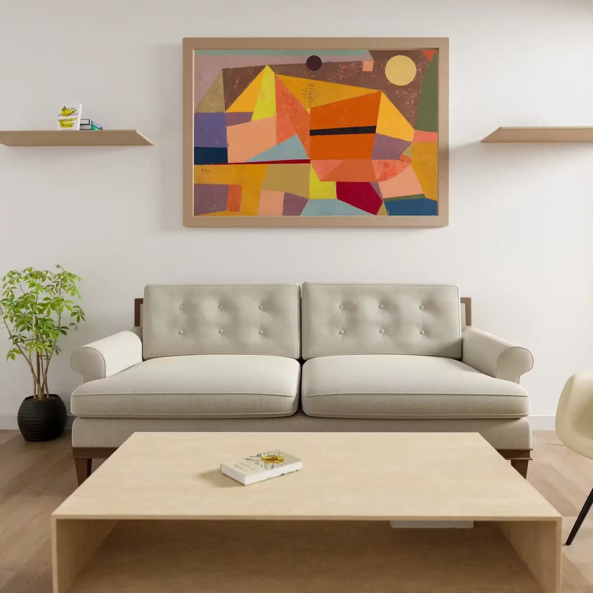 Paul Klee Print Vintage Abstract Art Poster. Joyful Mountain Landscape Abstract Famous Vintage Art Print. Printable Retro Paul Klee Wall Art – Printable Wall Art