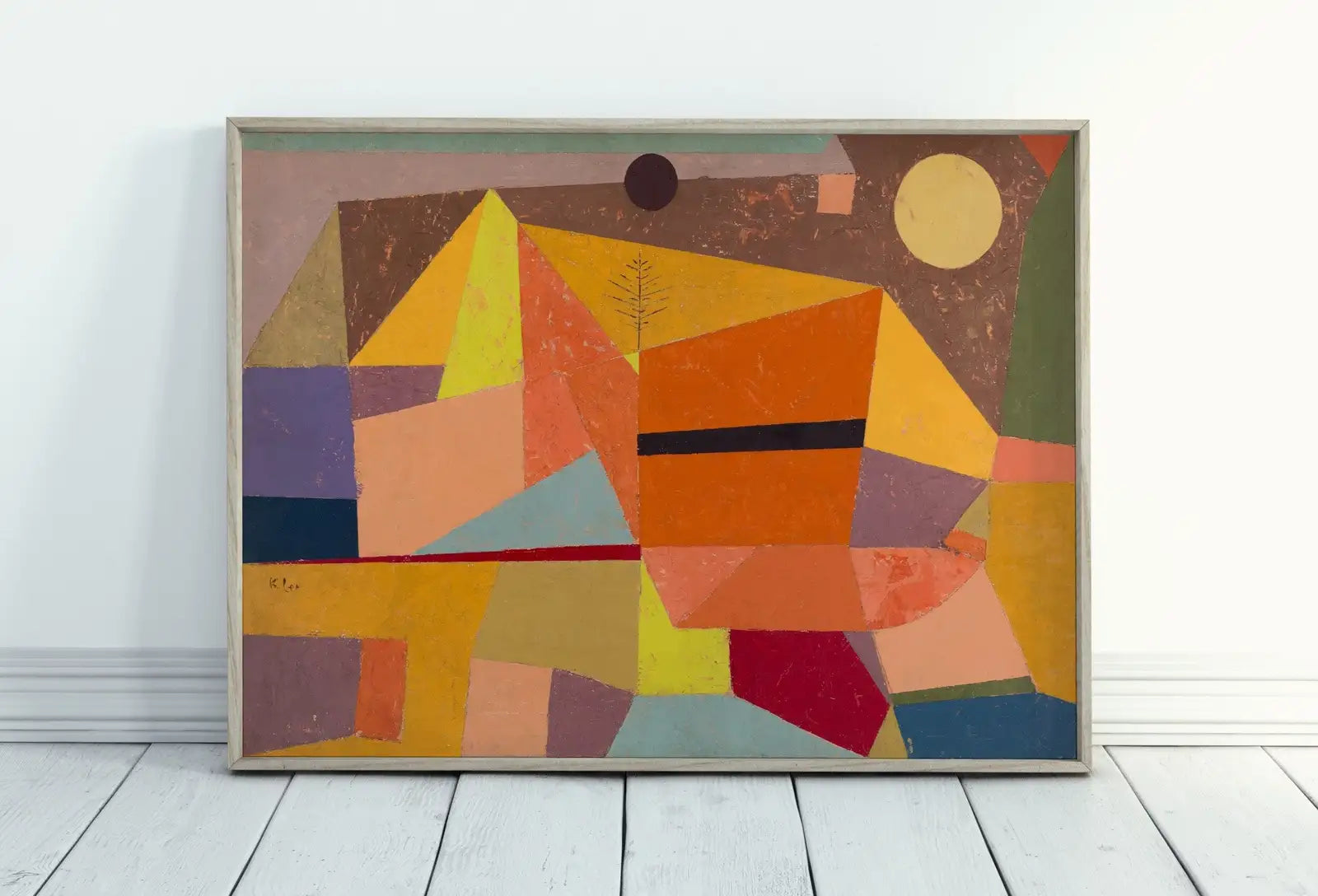 Paul Klee Print Vintage Abstract Art Poster. Joyful Mountain Landscape Abstract Famous Vintage Art Print. Printable Retro Paul Klee Wall Art – Printable Wall Art Digital Download – Digital Download