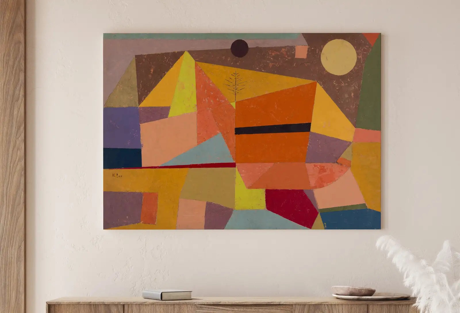 Paul Klee Print Vintage Abstract Art Poster. Joyful Mountain Landscape Abstract Famous Vintage Art Print. Printable Retro Paul Klee Wall Art – Printable Wall Art Digital Download – Digital Download