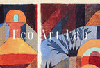 Second included artwork preview from Paul Klee Print Vintage Abstract Art Poster. Temple Gardens Abstract Landscape Famous Vintage Art Print. Printable Retro Paul Klee Wall Art featuring various scenes.