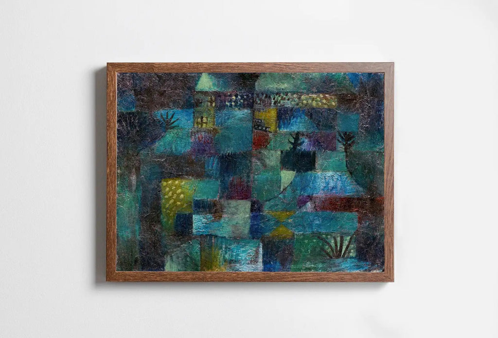 Included artwork preview showing first selection of artworks from Paul Klee Print Vintage Abstract Art Poster. Terraced Garden Abstract Landscape Famous Vintage Art Print. Printable Retro Paul Klee Wall Art.