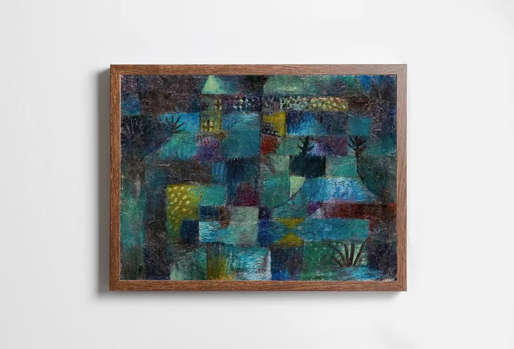 Paul Klee Print Vintage Abstract Art Poster. Terraced Garden Abstract Landscape Famous Vintage Art Print. Printable Retro Paul Klee Wall Art – Printable Wall Art