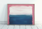 Included artwork preview showing first selection of artworks from Pink Blue White Abstract Painting Printable Wall Art. Colorful Abstract Wall Art Download. Abstract Digital Art Print Bedroom or Living Room.