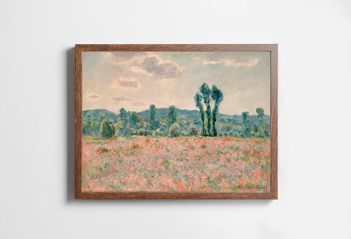 Poppy Field by Claude Monet. Famous Painting. Instant Download Vintage Decor. Vintage Landscape Printable Wall Art. Spring Decor. Monet Art – Printable Wall Art