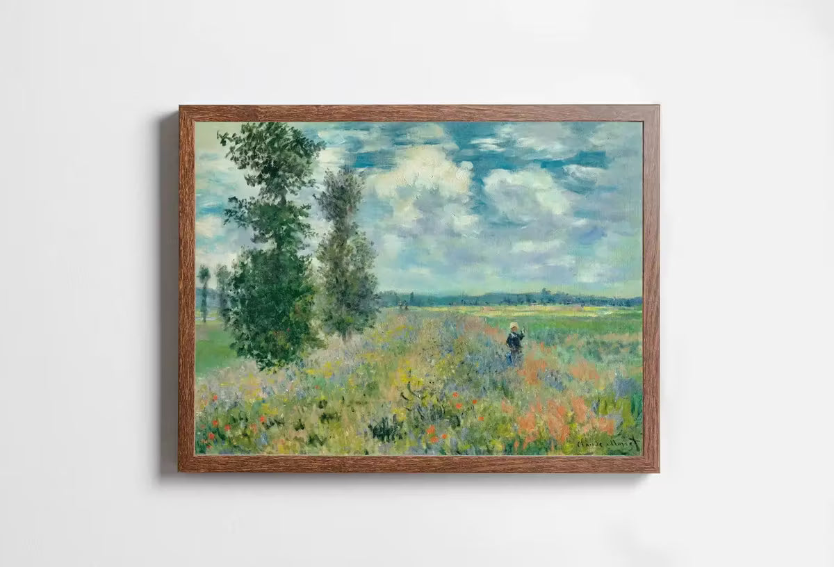Poppy Field Famous Claude Monet Painting Printable Art. Instant Download Vintage Decor. Vintage Landscape Printable Wall Art. Spring Decor – Printable Wall Art