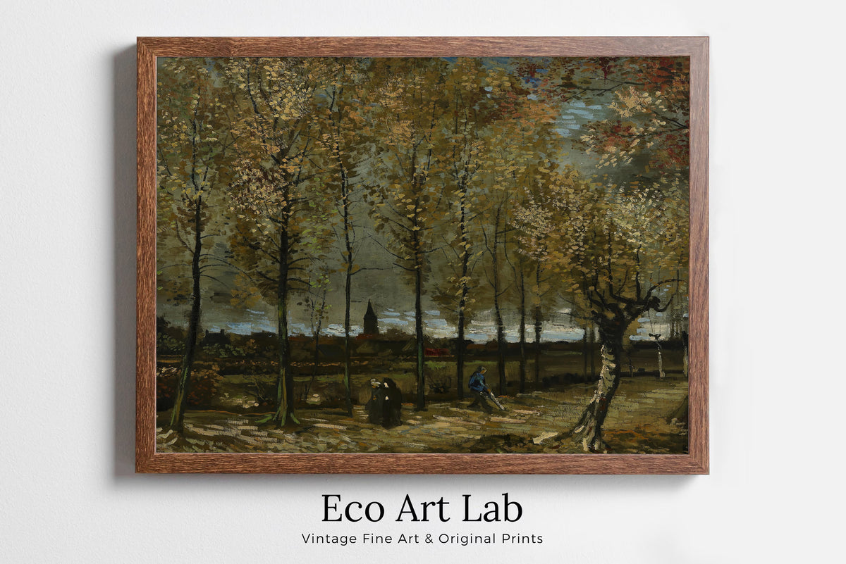Vincent van Gogh - Printable Wall Art - Poplars near Nuenen