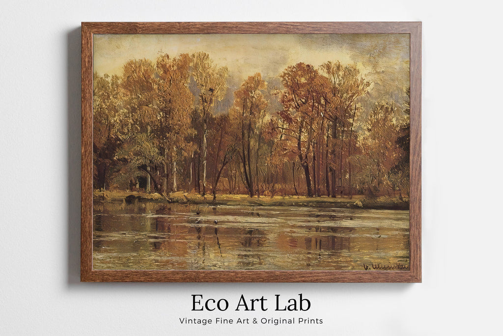Ivan Shishkin - Printable Wall Art - Golden Autumn