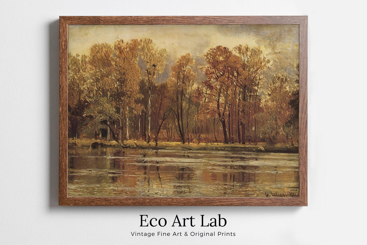 Ivan Shishkin - Printable Wall Art - Golden Autumn