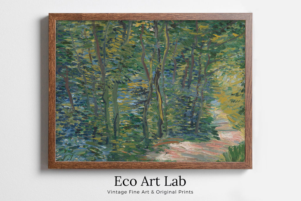 Vincent van Gogh - Printable Wall Art - Path in the Woods
