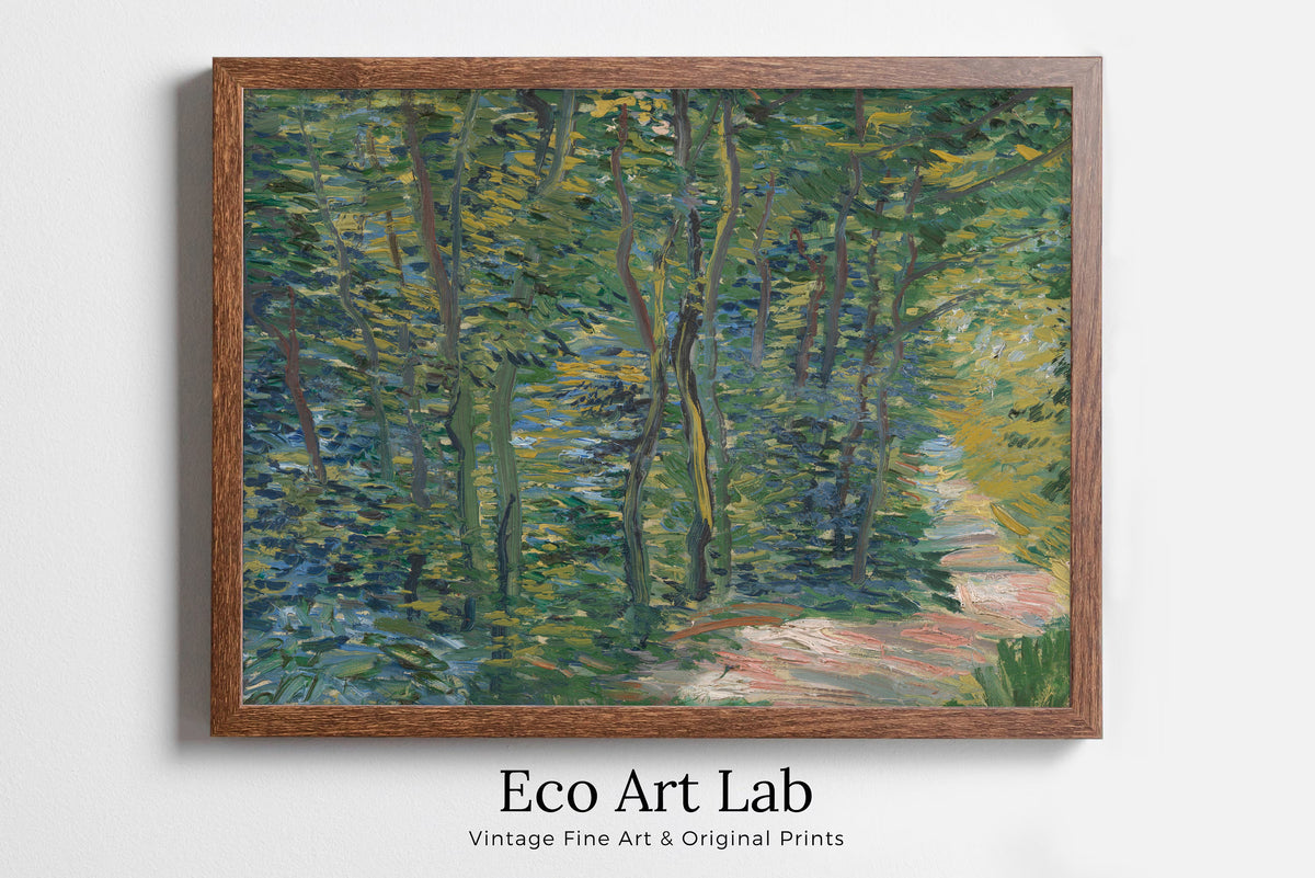 Vincent van Gogh - Printable Wall Art - Path in the Woods