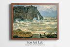 Claude Monet - Printable Wall Art - Etretat Rough sea