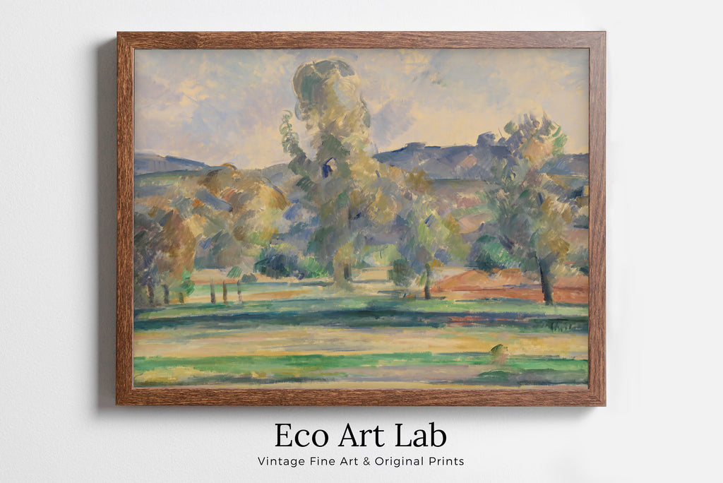 Paul Cezanne - Printable Wall Art - Autumn Landscape
