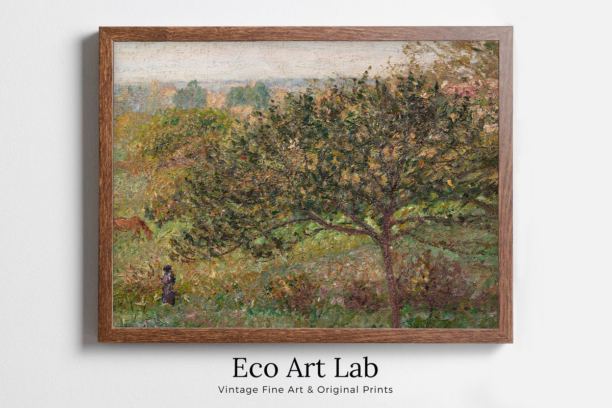 Autumn Morning in Éragny - Printable Wall Art - Impressionist