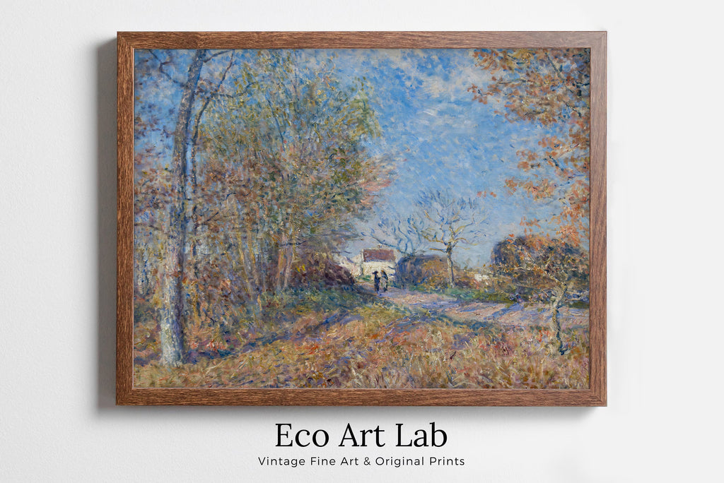 Alfre Sisley - Printable Wall Art - A Corner of the Woods at Sablons