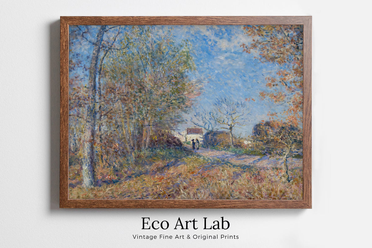 Alfre Sisley - Printable Wall Art - A Corner of the Woods at Sablons