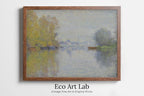 Claude Monet - Printable Wall Art - Autumn on the Seine Argenteuil