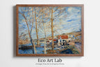 Alfred Sisley - Printable Wall Art - Sisley Flood at Moret