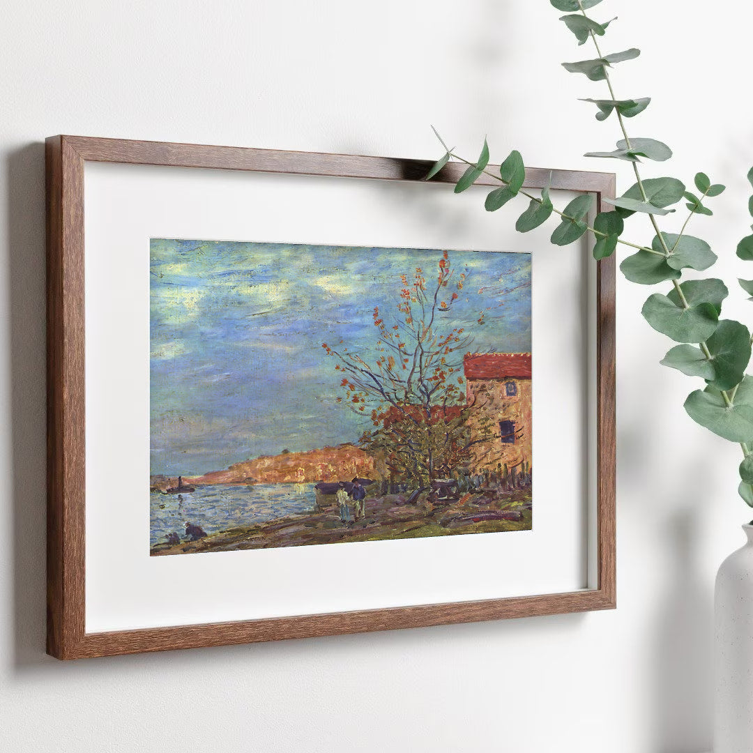 Alfred Sisley - Printable Wall Art - The Loing at Moret