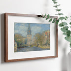 Claude Monet - Printable Wall Art - The  The Zuiderkerk Amsterdam
