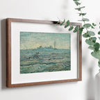 Vincent van Gogh - Printable Wall Art - Snow Covered Field with a Harrow (after Millet)