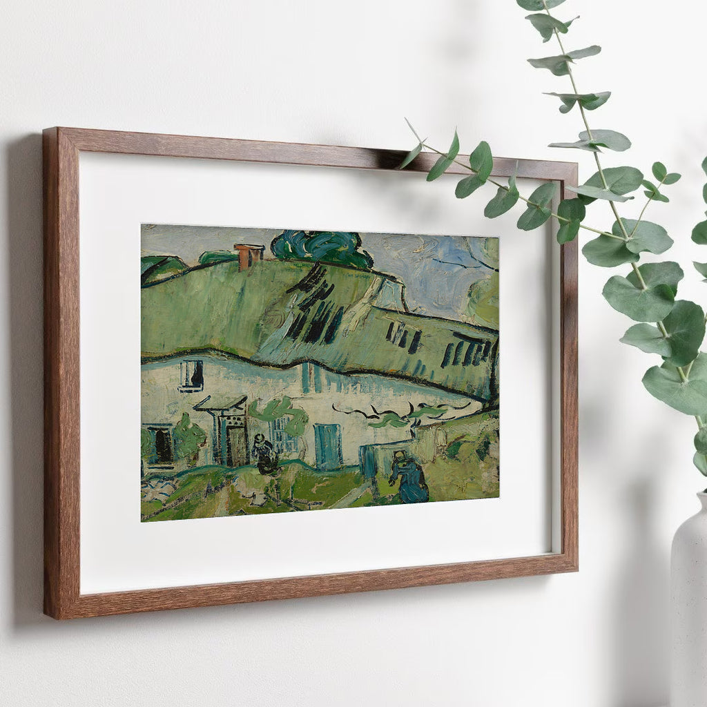Vincent van Gogh - Printable Wall Art - Houses at Auvers
