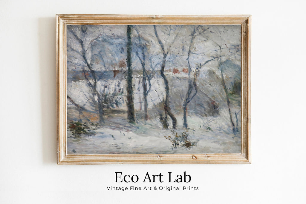 Paul Gauguin - Printable Wall Art - Garden under Snow