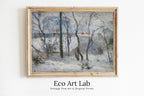 Paul Gauguin - Printable Wall Art - Garden under Snow