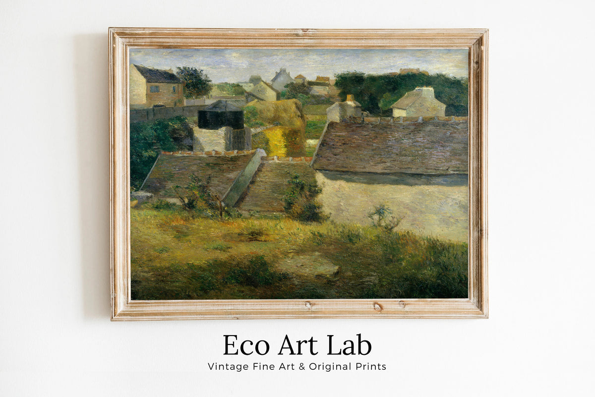 Paul Gauguin - Printable Wall Art - Houses at Vaugirard