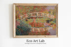 Claude Monet - Printable Wall Art - Japanese Footbridge Giverny