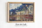 Claude Monet - Printable Wall Art - Poplars (Autumn)