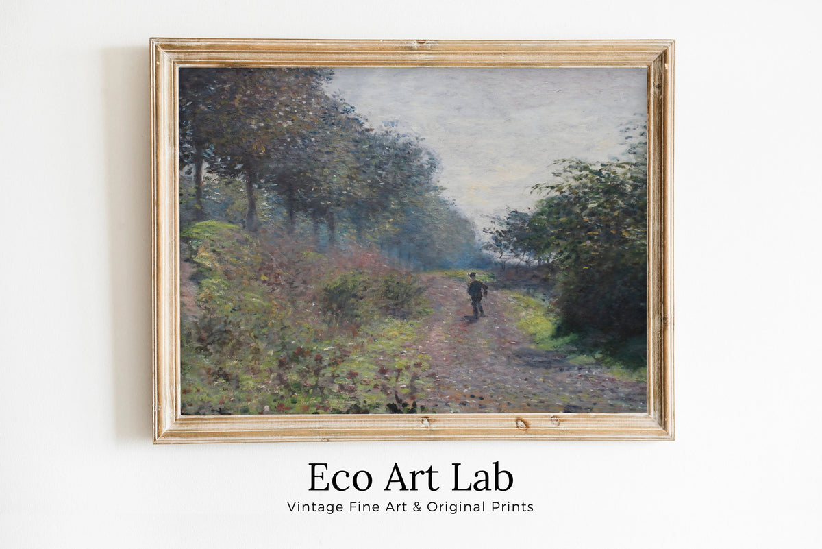 Claude Monet - Printable Wall Art - The Sheltered Path